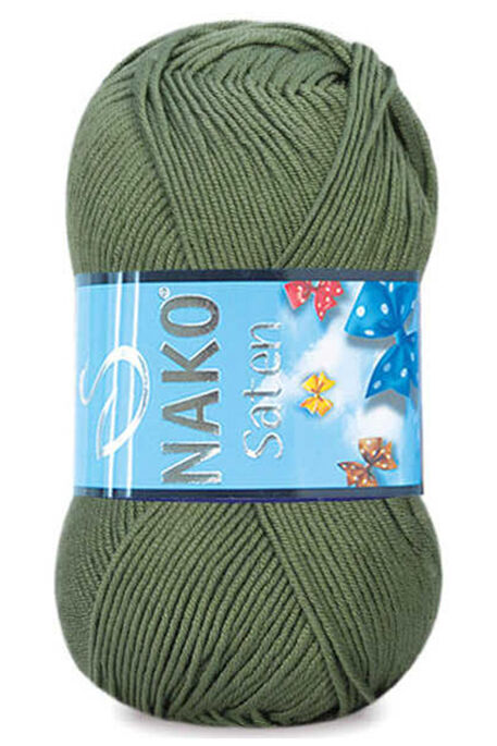 Nako Yarn - NAKO SATEN KNİTTİNG YARN 11253 Khaki