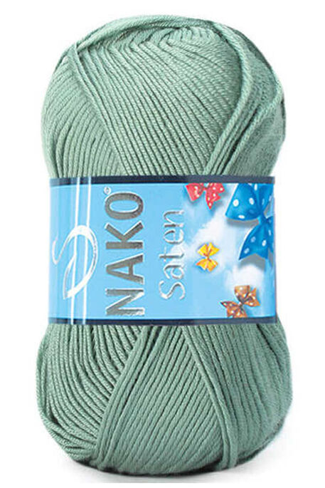 Nako Yarn - NAKO SATEN KNİTTİNG YARN 11472 Azure