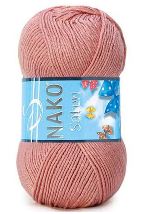 Nako Yarn - NAKO SATEN KNİTTİNG YARN 11632 Peach