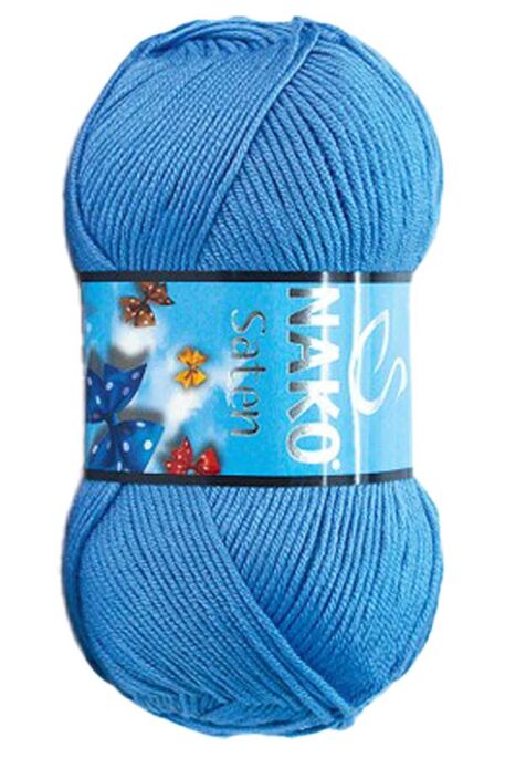 Nako Yarn - NAKO SATEN KNİTTİNG YARN 1256 Denim