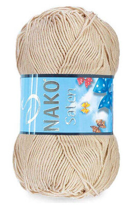 Nako Yarn - NAKO SATEN KNİTTİNG YARN 2250 Beige Powder