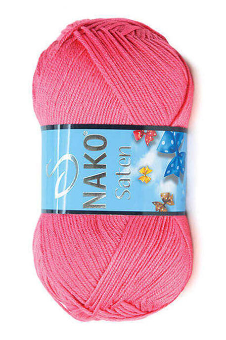 Nako Yarn - NAKO SATEN KNİTTİNG YARN 236 Rose Pink