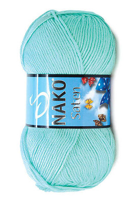 Nako Yarn - NAKO SATEN KNİTTİNG YARN 2961 Blue Glass