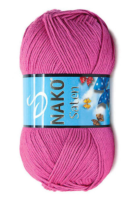 Nako Yarn - NAKO SATEN KNİTTİNG YARN 3658 Summer Pink