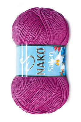 Nako Yarn - NAKO SATEN KNİTTİNG YARN 6964 Magenta