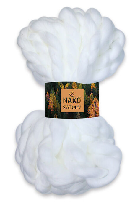 Nako Yarn - NAKO SATÜRN KNİTTİNG YARN 208 White