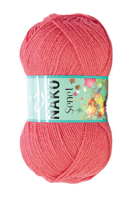 Nako Yarn - NAKO ŞENET KNİTTİNG YARN 11231 Red Sea Bream