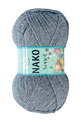 Nako Yarn - NAKO ŞENET KNİTTİNG YARN 194 Grey Melange