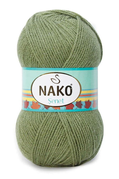 Nako Yarn - NAKO ŞENET KNİTTİNG YARN 268 Khaki Green