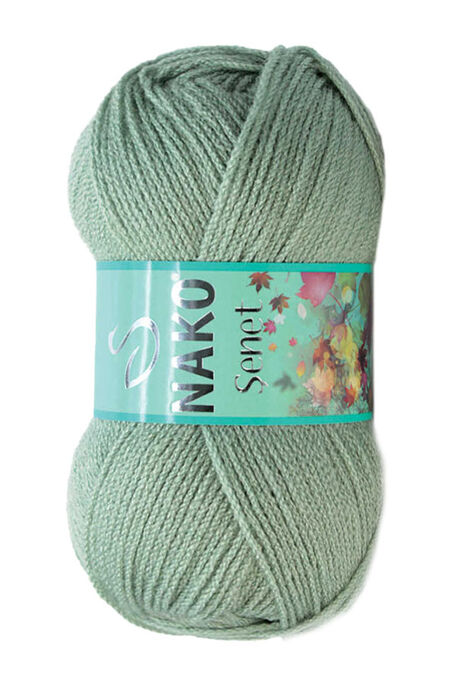 Nako Yarn - NAKO ŞENET KNİTTİNG YARN 292 Almond Green Color