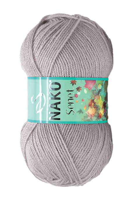 Nako Yarn - NAKO ŞENET KNİTTİNG YARN 3079 Grey Mauve