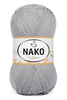 Nako Yarn - NAKO SOLARE KNİTTİNG YARN 11239 Grey