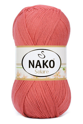 Nako Yarn - NAKO SOLARE KNİTTİNG YARN 11245 Coral