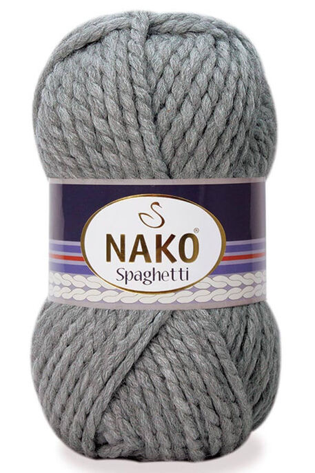 Nako Yarn - NAKO SPAGHETTİ 790 Charcoal Marl