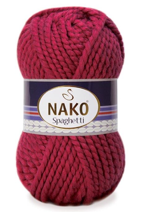 Nako Yarn - NAKO SPAGHETTİ YARN 3630 Maroon