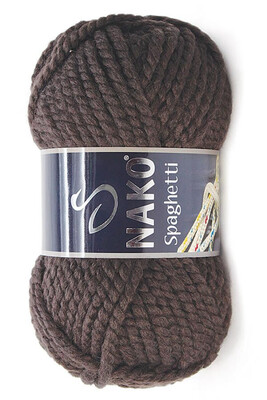 Nako Yarn - NAKO SPAGHETTİ YARN 4987 Bitter Chocolate