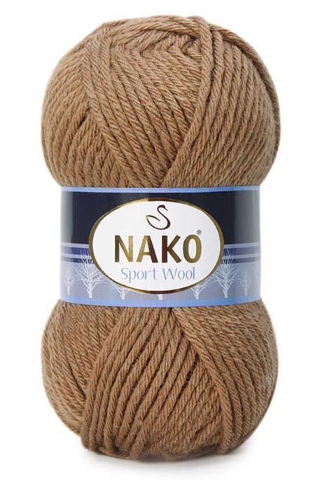 Nako Yarn - NAKO SPORT WOOL 10126 Caramel