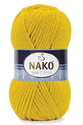 Nako Yarn - NAKO SPORT WOOL 1253 Sarı