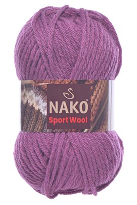 Nako Yarn - NAKO SPORT WOOL 14432 Koyu Gül