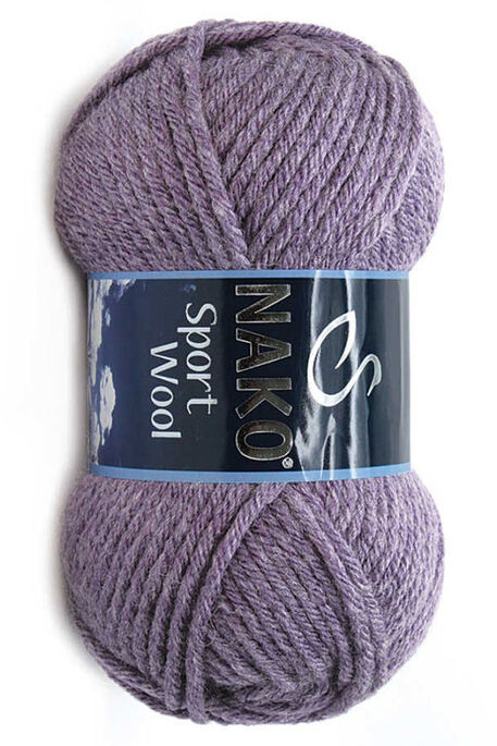 NAKO - NAKO SPORT WOOL 23331 Melanj Mürdüm