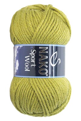 Nako Yarn - NAKO SPORT WOOL YARN 10316 pistachio green