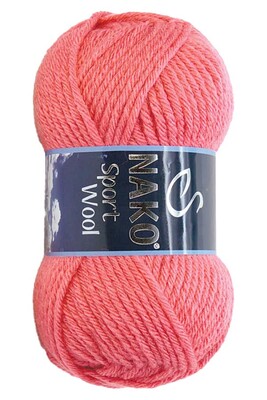 Nako Yarn - NAKO SPORT WOOL YARN 11224 Red Sea Bream