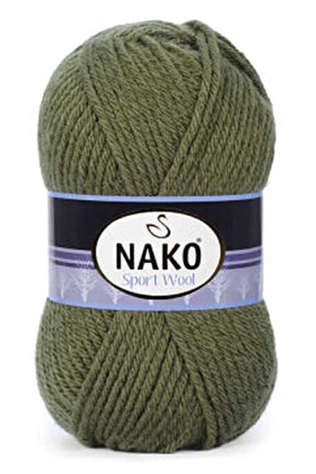 Nako Yarn - NAKO SPORT WOOL YARN 11946 Khaki