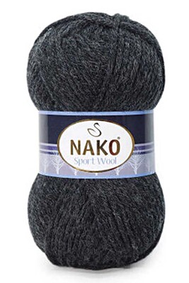 Nako Yarn - NAKO SPORT WOOL YARN 1441 Anthracite