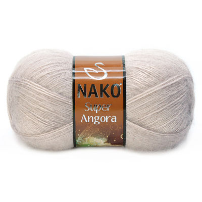 Nako Yarn - NAKO SÜPER ANGORA KNİTTİNG YARN 11053 Milky Coffee