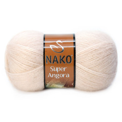 Nako Yarn - NAKO SÜPER ANGORA KNİTTİNG YARN 2250 Beige Powder