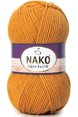 Nako Yarn - NAKO SÜPER İNCİ HİT KNİTTİNG YARN 10129 Mustard