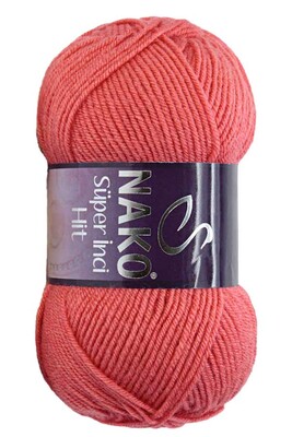 Nako Yarn - NAKO SÜPER İNCİ HİT KNİTTİNG YARN 11227 Coral