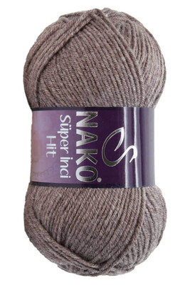 Nako Yarn - NAKO SÜPER İNCİ HİT KNİTTİNG YARN 1367 Brown Mix