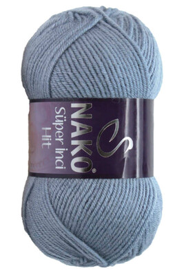 Nako Yarn - NAKO SÜPER İNCİ HİT KNİTTİNG YARN 1986 Blue Jean