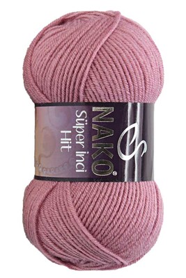 Nako Yarn - NAKO SÜPER İNCİ HİT KNİTTİNG YARN 275 Dried Rose