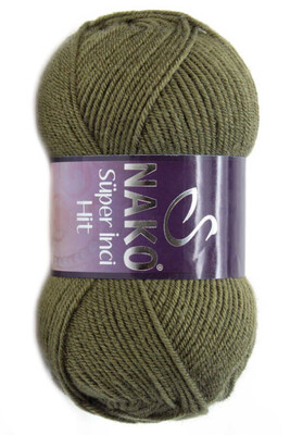 Nako Yarn - NAKO SÜPER İNCİ HİT KNİTTİNG YARN 4234 Khaki