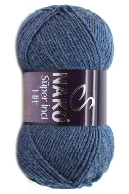 Nako Yarn - NAKO SÜPER İNCİ HİT KNİTTİNG YARN 4731 Indigo Mix