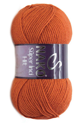 Nako Yarn - NAKO SÜPER İNCİ HİT KNİTTİNG YARN 6963 Orange