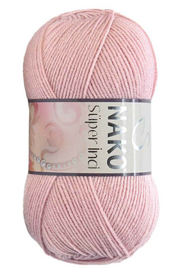 Nako Yarn - NAKO SÜPER İNCİ KNİTTİNG YARN 10275 Pinkish Powder