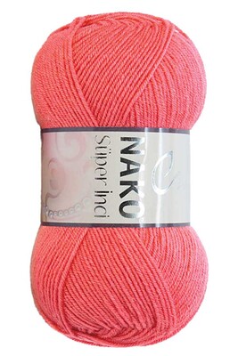 Nako Yarn - NAKO SÜPER İNCİ KNİTTİNG YARN 11227 Coral