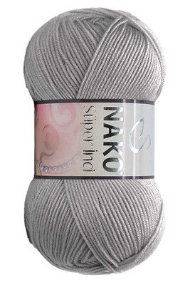 Nako Yarn - NAKO SÜPER İNCİ KNİTTİNG YARN 11538 gray