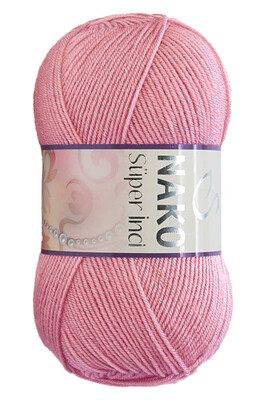 Nako Yarn - NAKO SÜPER İNCİ KNİTTİNG YARN 275 Dried Rose