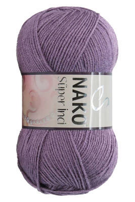 Nako Yarn - NAKO SÜPER İNCİ KNİTTİNG YARN 6684 Light Plum