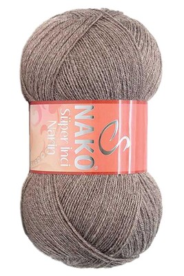 Nako Yarn - NAKO SÜPER İNCİ NARİN 1367 Brown Mix