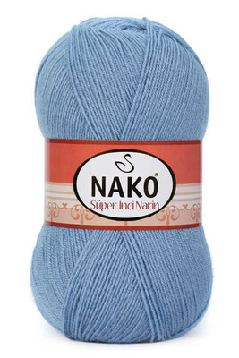 Nako Yarn - NAKO SÜPER İNCİ NARİN 1986 Blue Jean