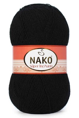 Nako Yarn - NAKO SÜPER İNCİ NARİN 217 Black