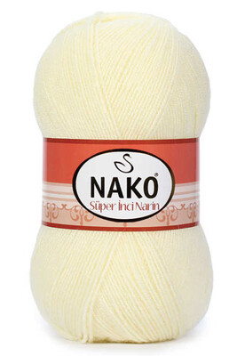 Nako Yarn - NAKO SÜPER İNCİ NARİN 256 Cream