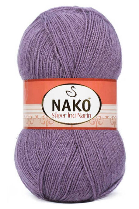 Nako Yarn - NAKO SÜPER İNCİ NARİN KNİTTİNG YARN 6684 Light Plum