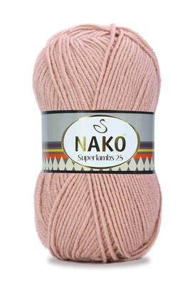 Nako Yarn - NAKO SUPERLAMBS 25 KNİTTİNG YARN 11251 Powder