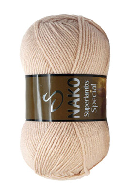 Nako Yarn - NAKO SUPERLAMBS SPECIAL KNİTTİNG YARN 10042 light skin